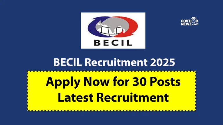 BECIL recruitment 2025
