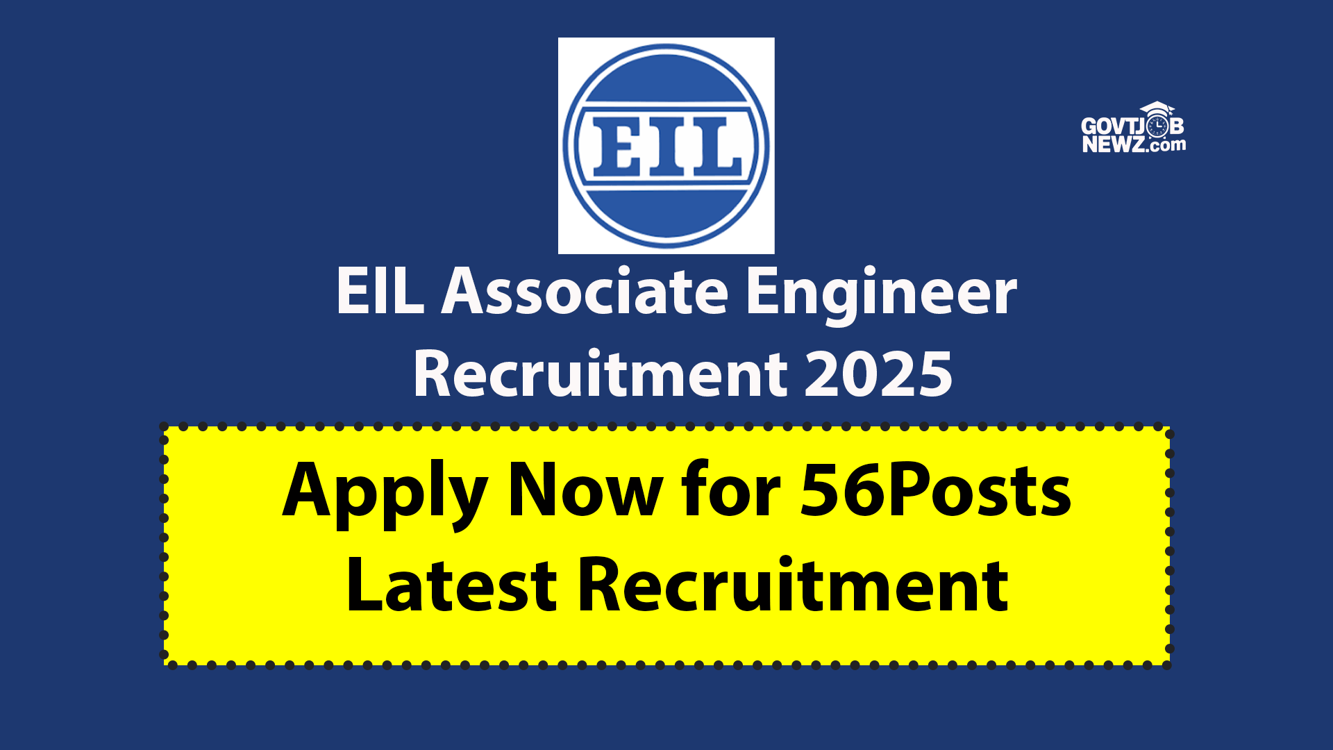 EIL Associate Engineer Recruitment 2025