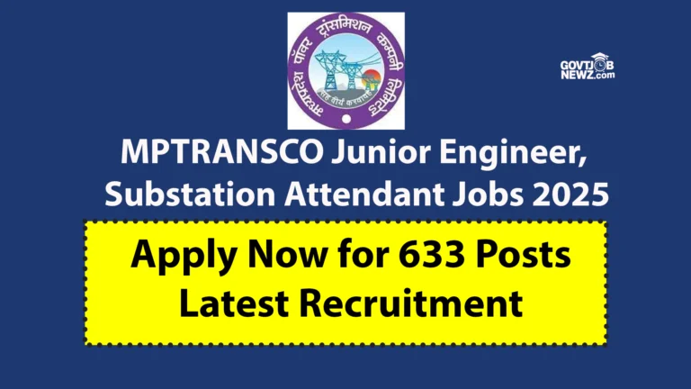 MPTRANSCO Jobs 2025