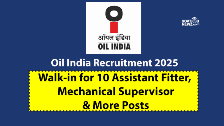 Oil India Recruitment 2025