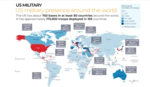 USA military presence in world