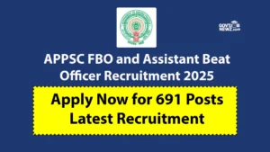 APPSC Forest Beat Officer Recruitment 2025