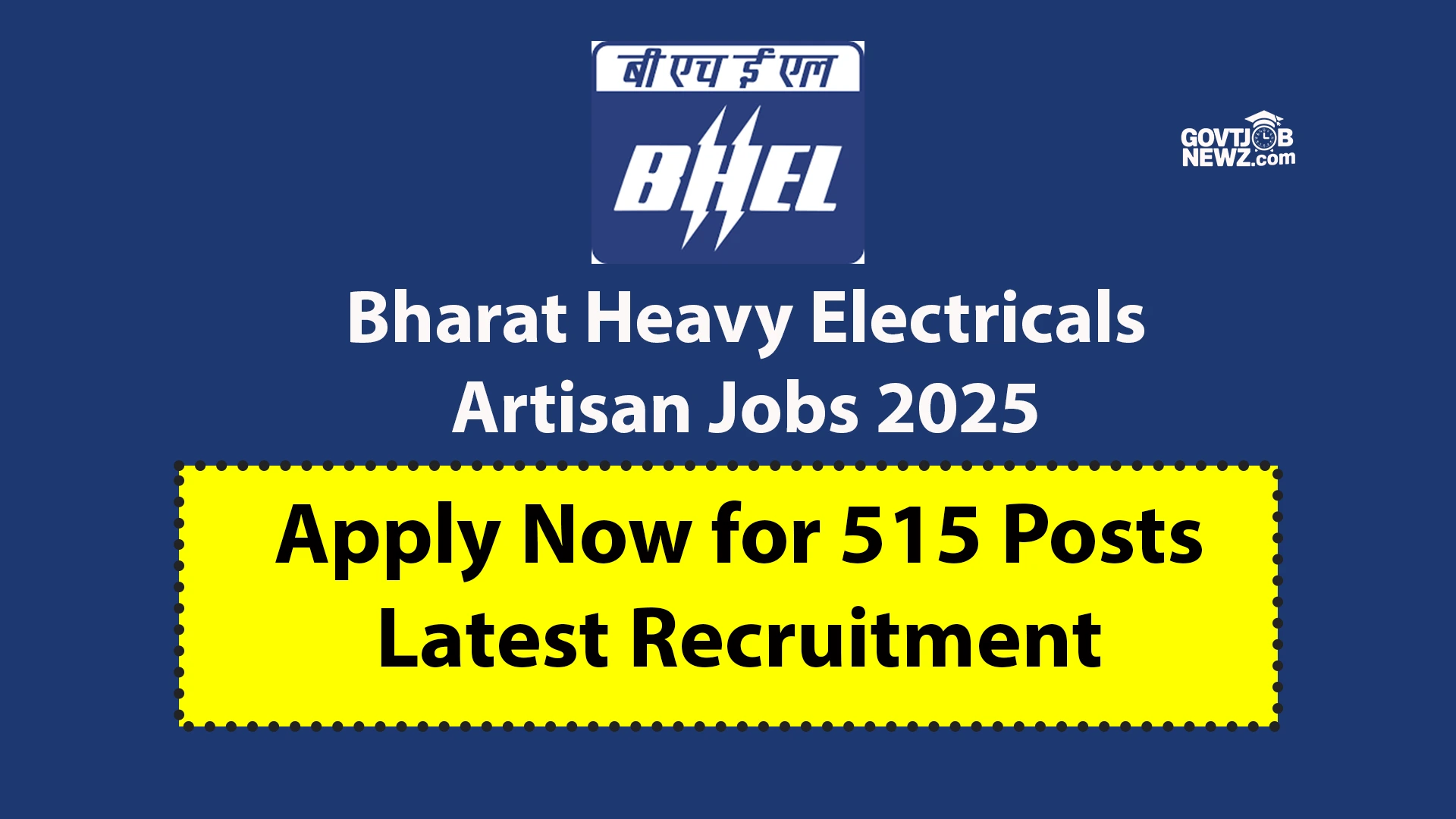 BHEL Artisan Jobs 2025