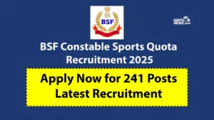 BSF Sports Quota Recruitment 2025