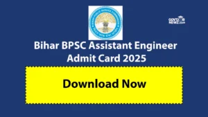 Bihar BPSC Assistant Engineer Admit Card 2025