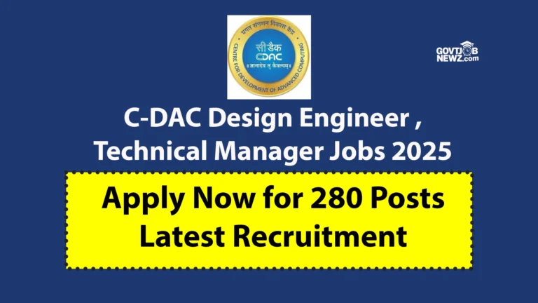 C-DAC Jobs 2025