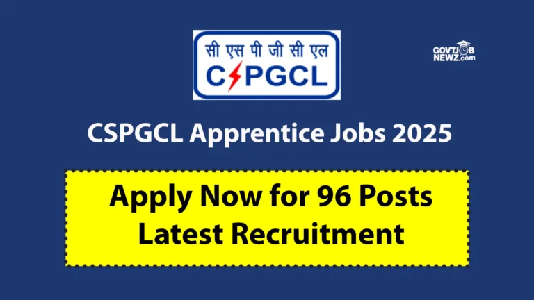 CSPGCL Apprentice Jobs 2025
