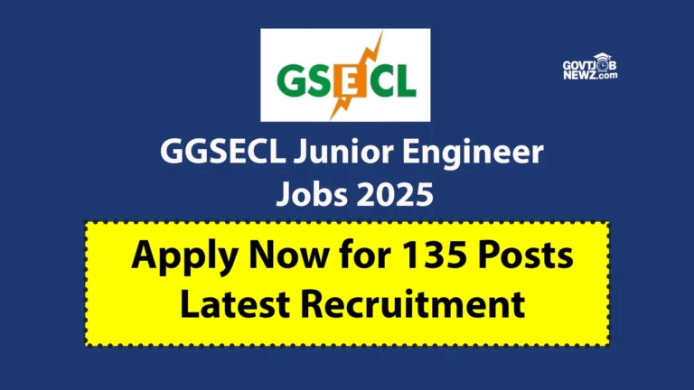 GSECL Junior Engineer Jobs 2025