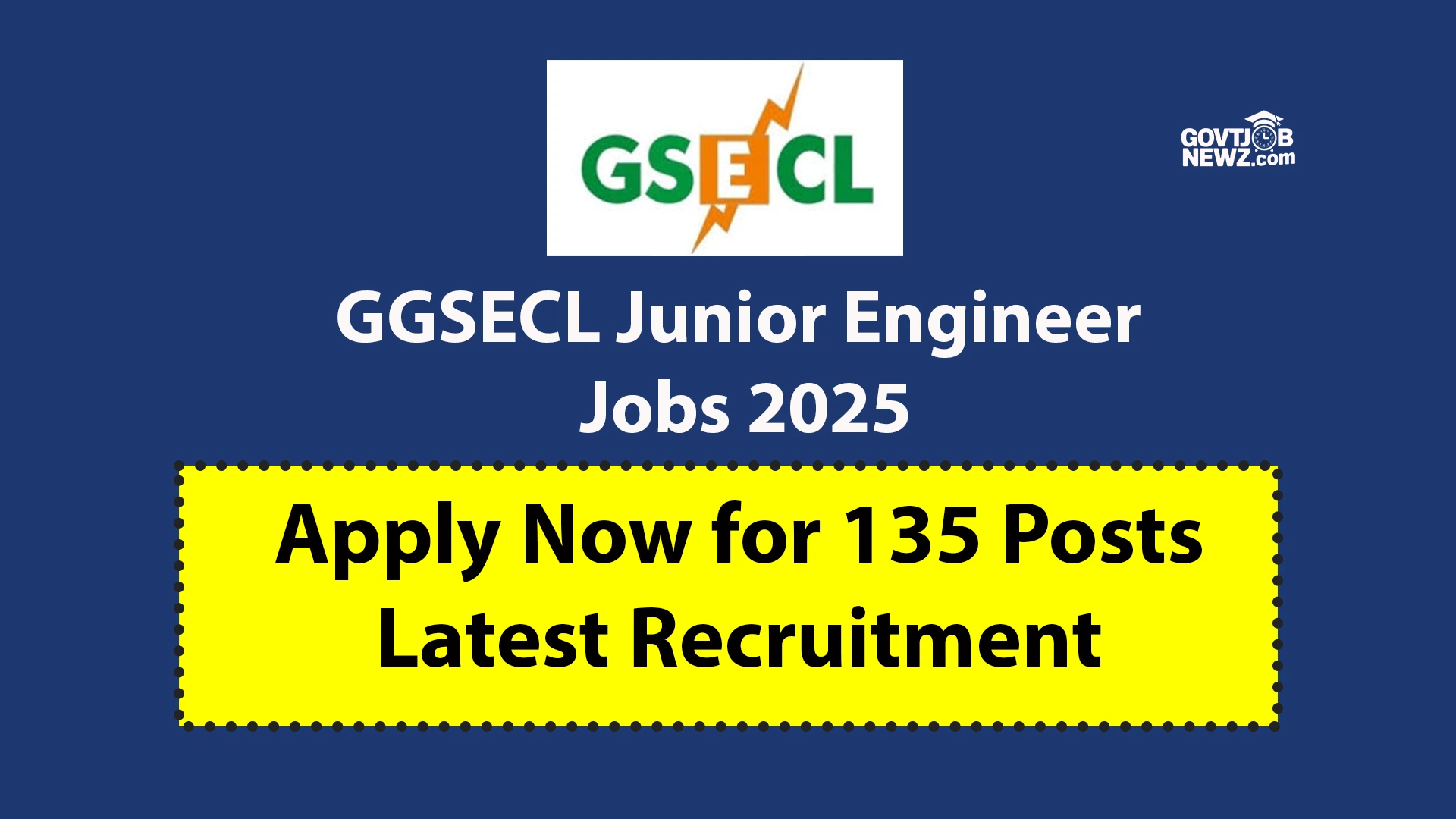 GSECL Junior Engineer Jobs 2025