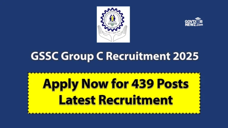 GSSC Group C Recruitment 2025