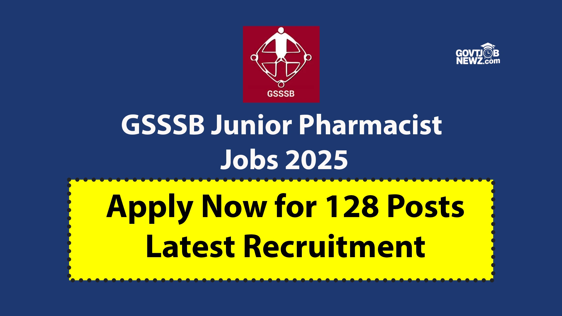 GSSSB Junior Pharmacist Jobs 2025