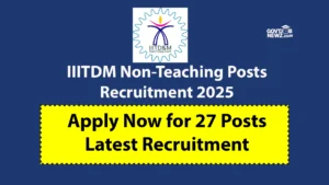 IIITDM Non-Teaching Posts Recruitment 2025