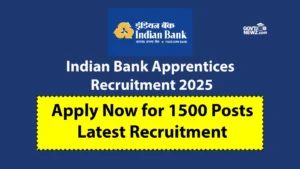 Indian Bank Apprentices Recruitment 2025
