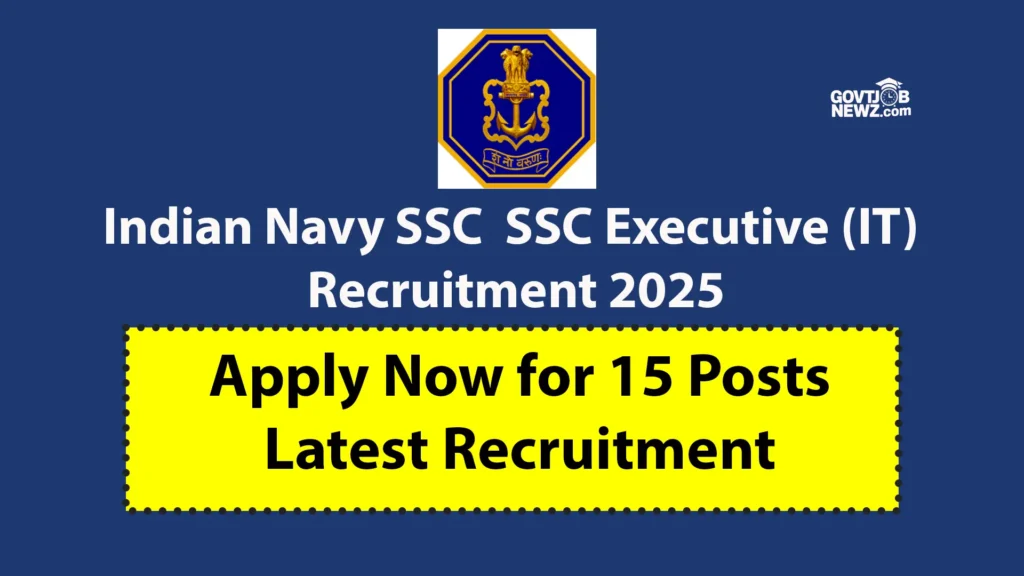 Indian Navy SSC Recruitment 2025