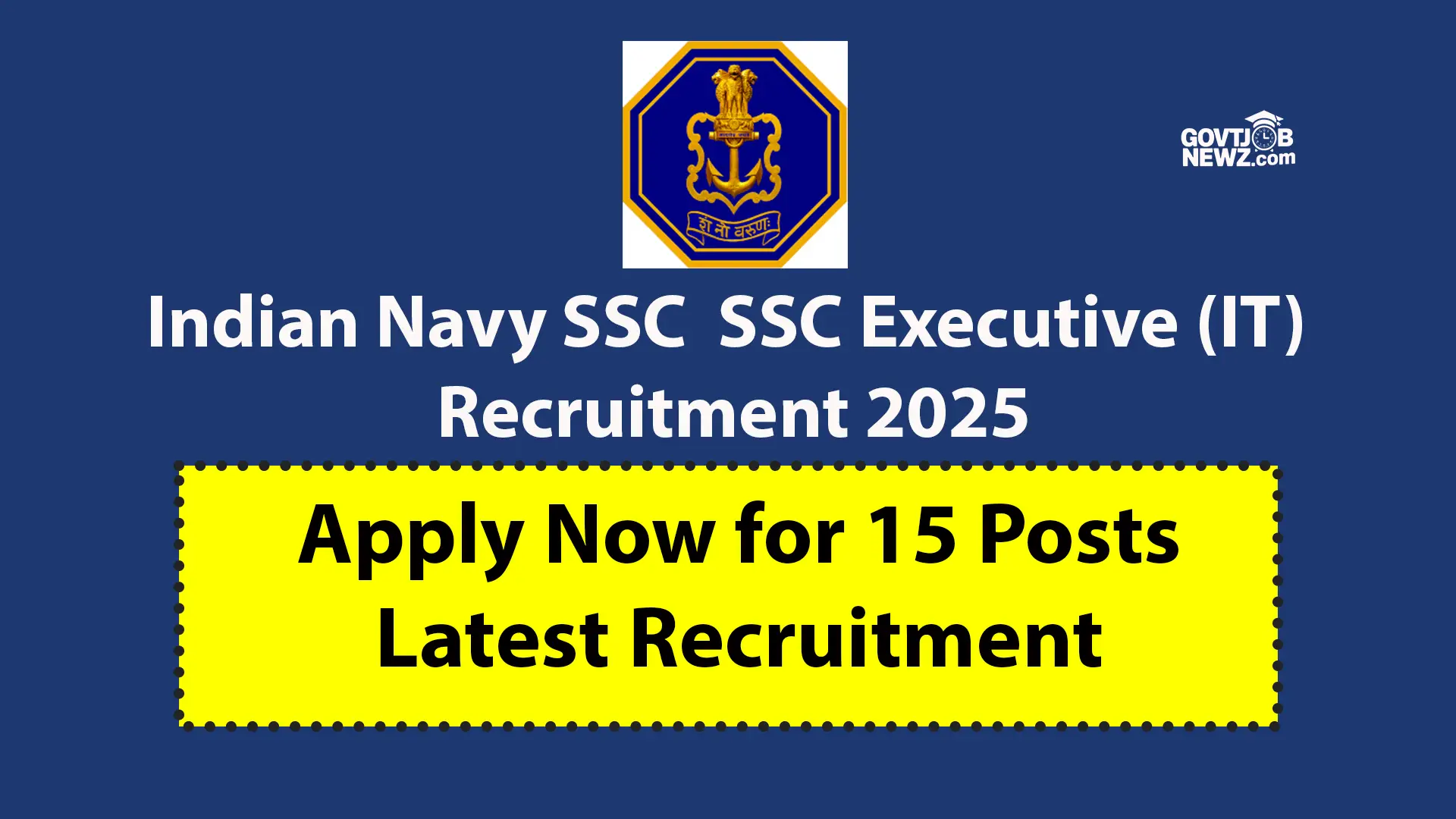 Indian Navy SSC Recruitment 2025