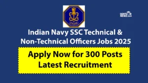 Indian Navy SSC Technical Jobs 2025