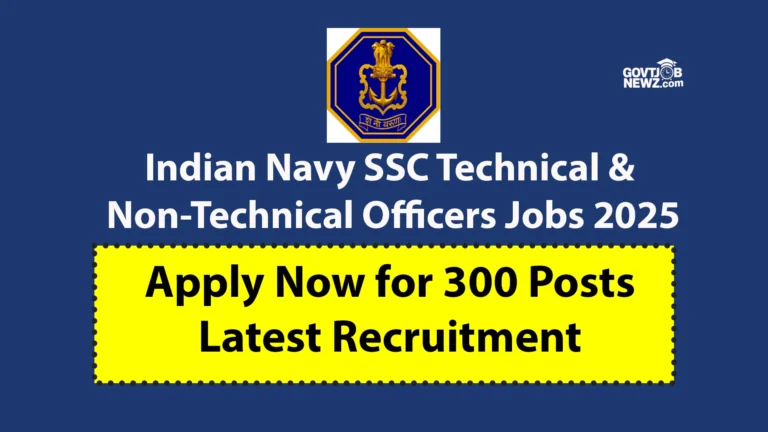 Indian Navy SSC Technical Jobs 2025