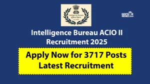 Intelligence Bureau ACIO Recruitment 2025