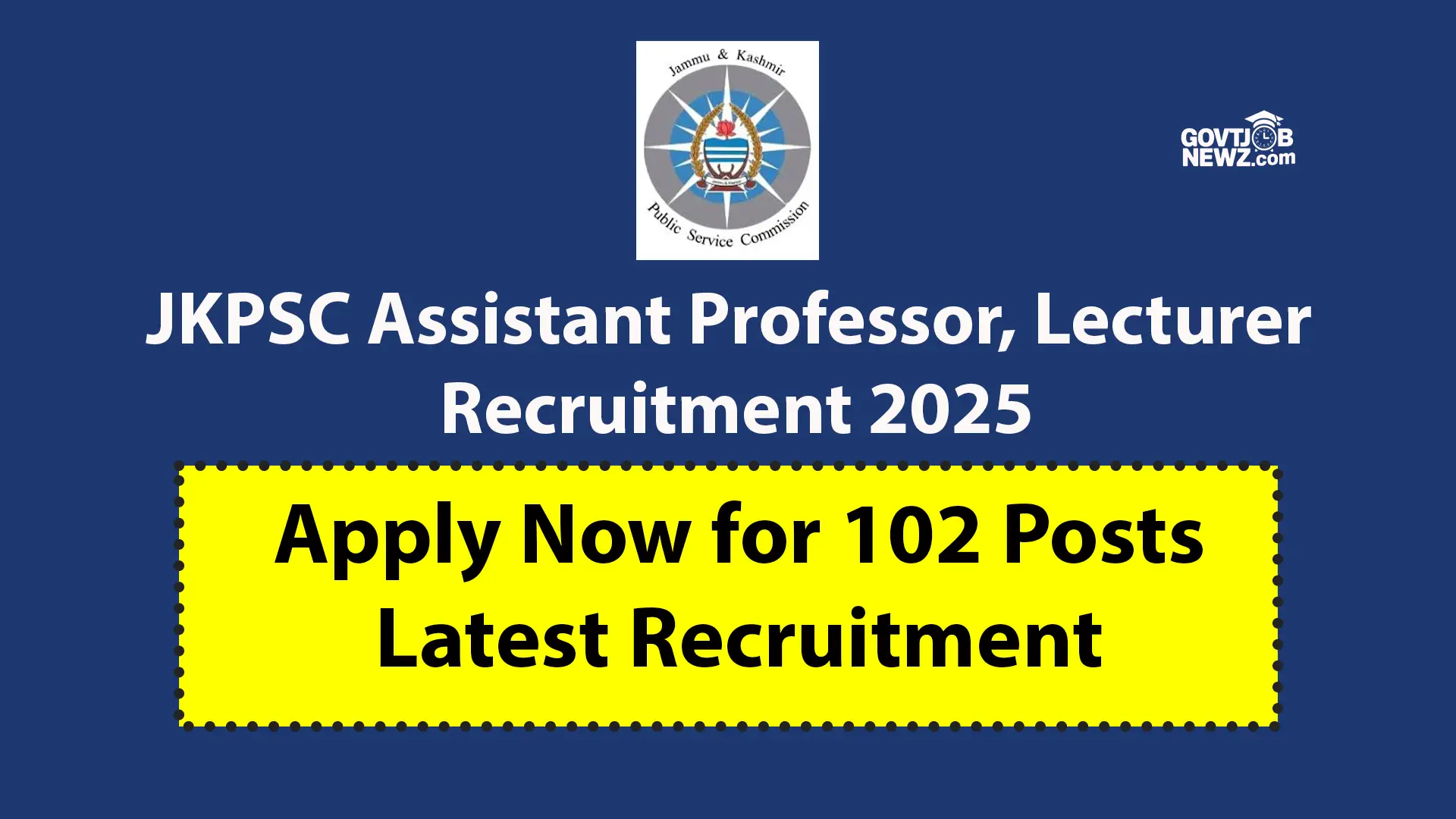 JKPSC Recruitment 2025