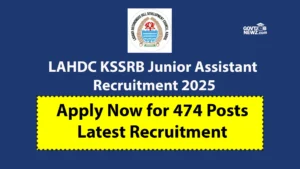 LAHDC KSSRB Recruitment 2025