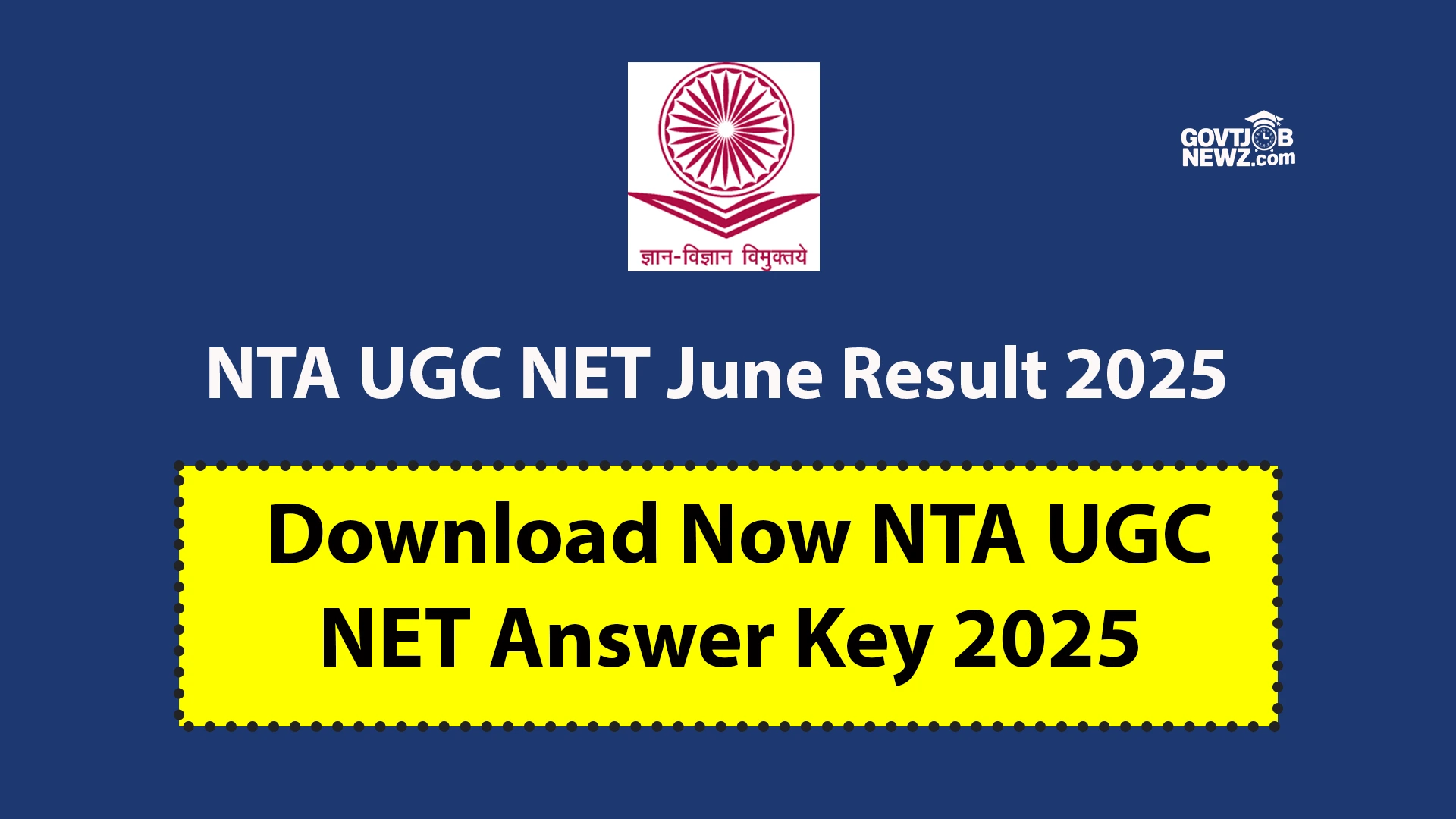 NTA UGC NET June Answer Key 2025
