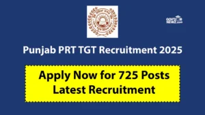 Punjab PRT TGT Recruitment 2025