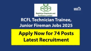 RCFL Technician Trainee Jobs 2025