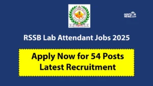 RSSB Lab Attendant Jobs 2025