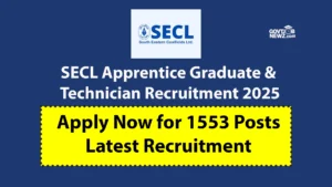 SECL Apprentice Recruitment 2025