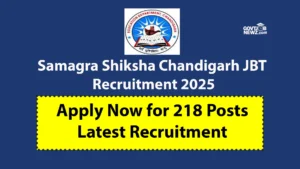 Samagra Shiksha Chandigarh Recruitment 2025
