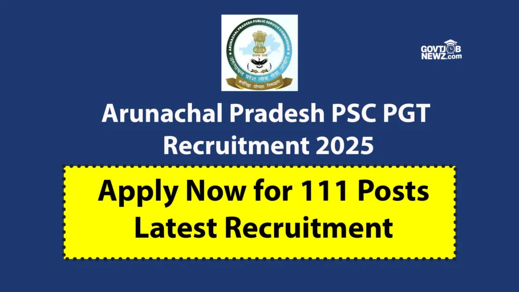 APPSC PGT Recruitment 2025