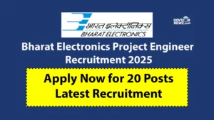 BEL Project Engineer I Recruitment 2025