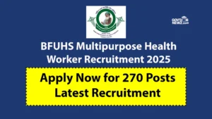 BFUHS Health Worker Recruitment 2025