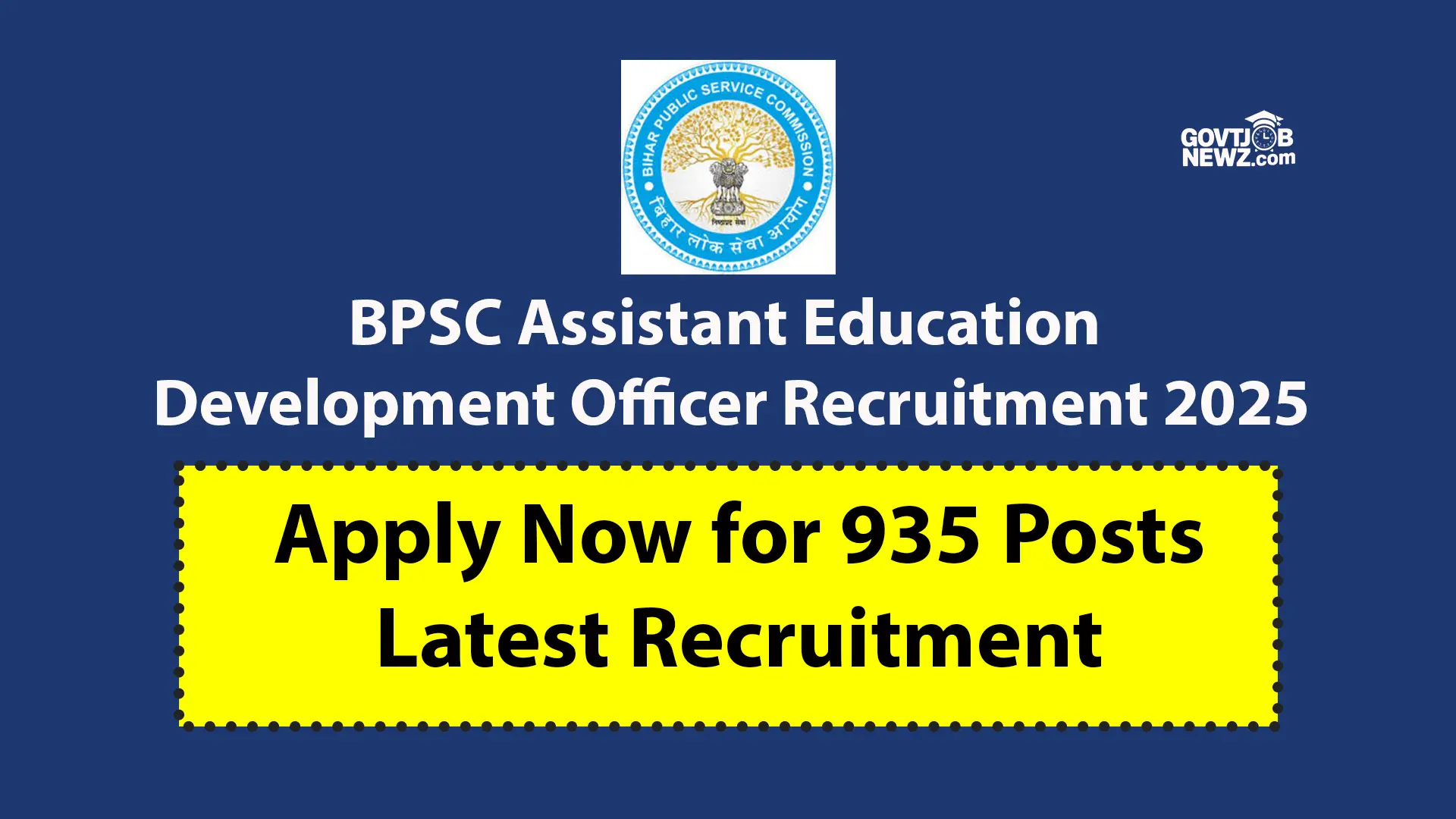 BPSC AEDO Recruitment 2025