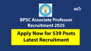 BPSC Associate Professor Recruitment 2025