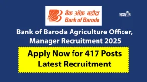 Bank of Baroda Agriculture Officer Recruitment 2025