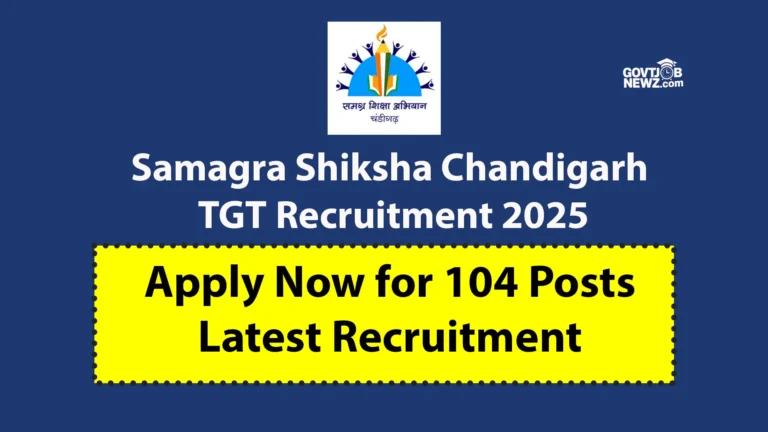 Chandigarh TGT Recruitment 2025