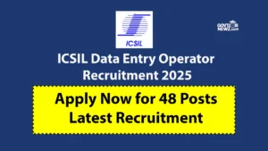 ICSIL Data Entry Operator Recruitment 2025