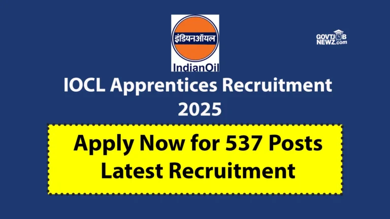 IOCL Apprentices Recruitment 2025