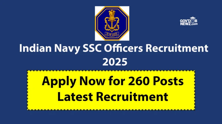 Indian Navy SSC Officers Recruitment 2025