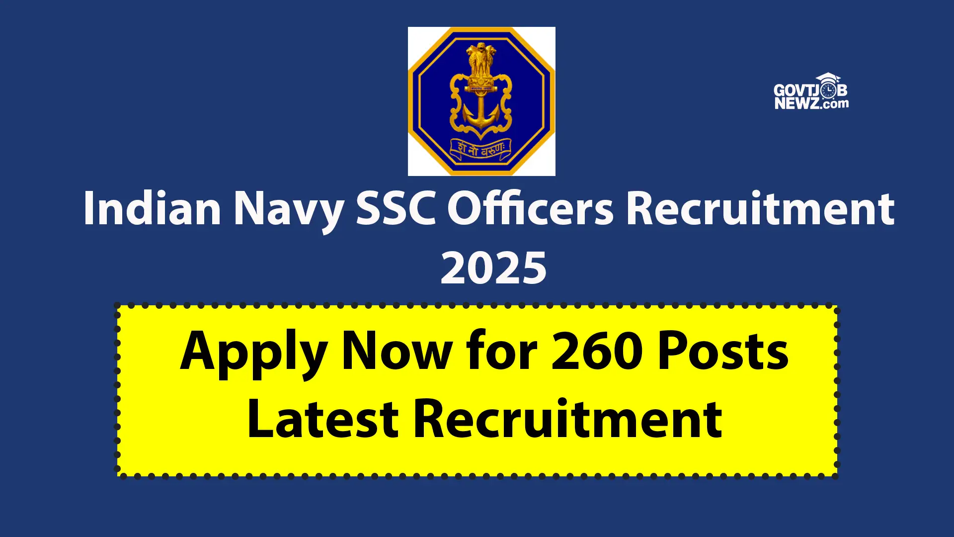Indian Navy SSC Officers Recruitment 2025