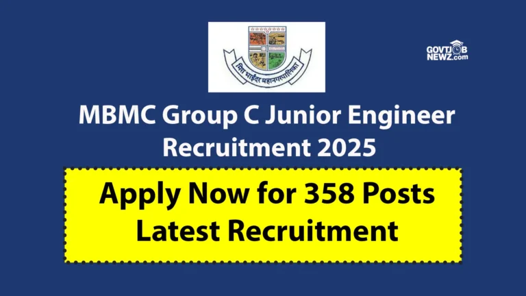 MBMC Group C Recruitment 2025
