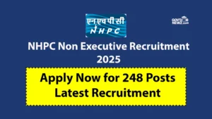 NHPC Non executive Recruitment 2025