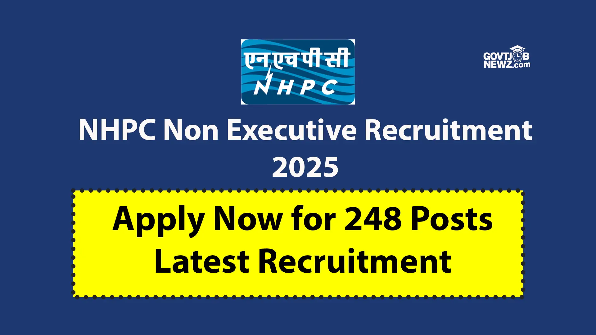NHPC Non executive Recruitment 2025