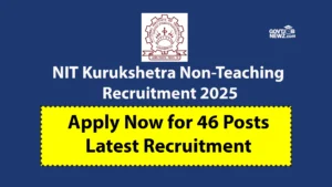 NIT Kurukshetra Recruitment 2025