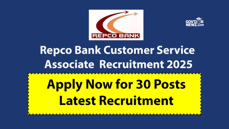Repco Bank Recruitment 2025