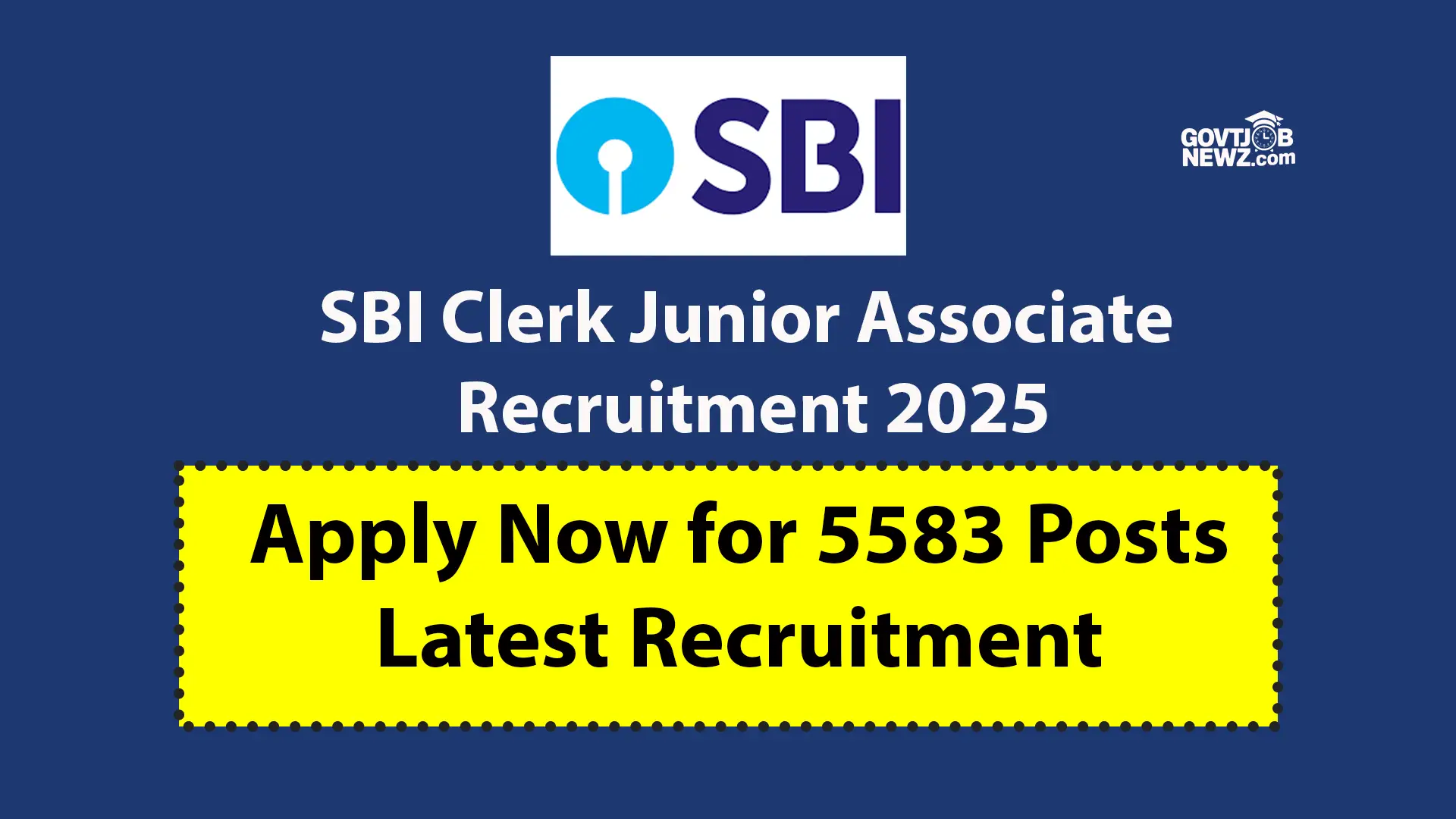 SBI Clerk Recruitment 2025
