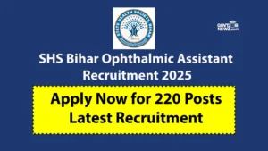 SHS Bihar Ophthalmic Assistant Recruitment 2025