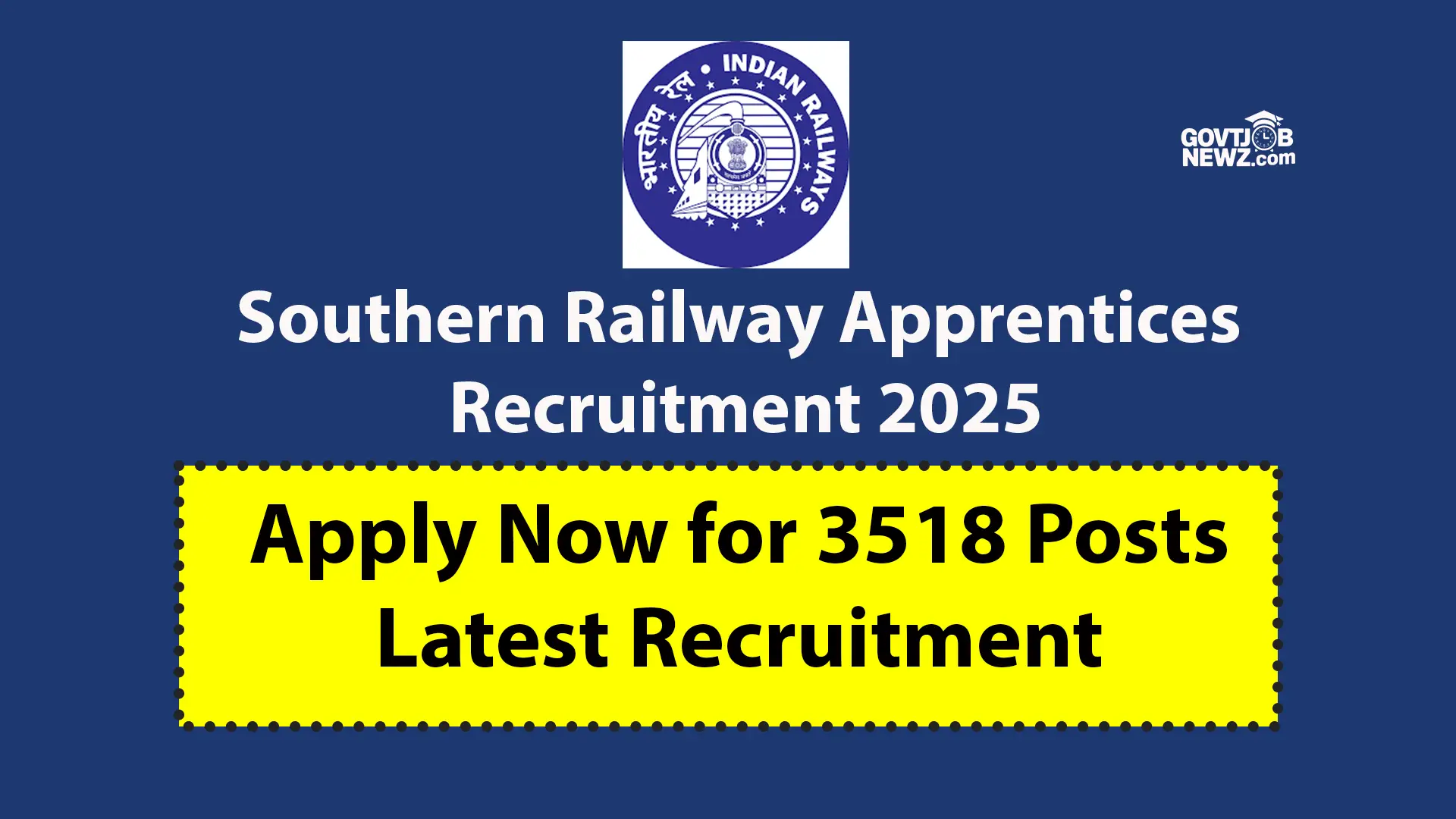 Southern Railway Recruitment 2025