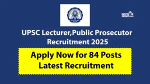 UPSC Lecturer Recruitment 2025